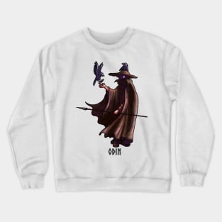 Odin Allfather - King of the Gods - Cute Cartoon Art Crewneck Sweatshirt